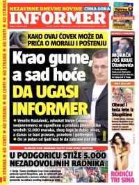 Informer CG - broj 791, 5. dec 2014.