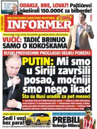 Informer - broj 1178, 16. mar 2016.