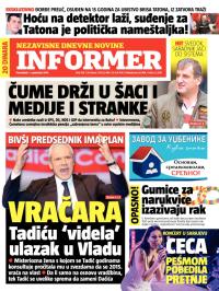 Informer - broj 709, 1. sep 2014.