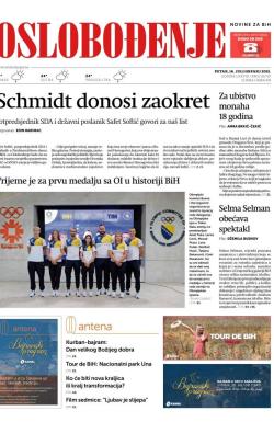 Oslobođenje - broj 26737, 16. jul 2021.