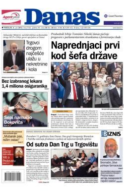 Danas - broj 5362, 4. jun 2012.