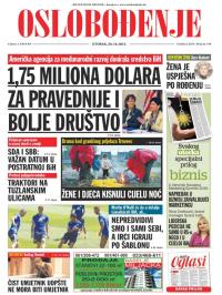 Oslobođenje - broj 24.749, 20. okt 2015.