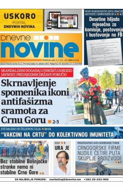 Dnevne novine - broj 3019, 14. jun 2021.