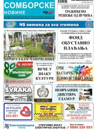 Somborske novine - broj 3073, 17. maj 2013.