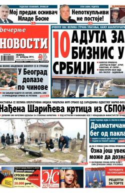 Večernje novosti - broj 1088, 23. feb 2014.