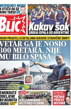 Blic - broj 8105, 11. sep 2019.