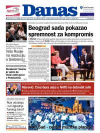 Danas - broj 6492, 9. jul 2015.