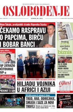 Oslobođenje - broj 24.602, 26. maj 2015.