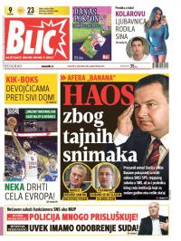 Blic - broj 6671, 9. sep 2015.
