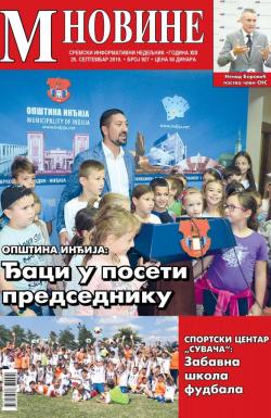 M Novine, Sr. Mitrovica - broj 927, 25. sep 2019.