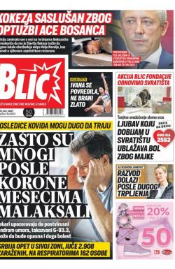 Blic - broj 8622, 1. mar 2021.