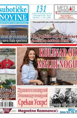 Nove Subotičke novine - broj 369, 3. maj 2024.