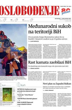 Oslobođenje - broj 27313, 1. jun 2023.