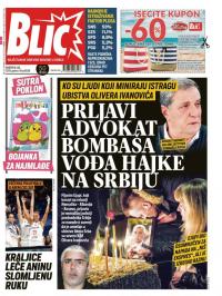 Blic - broj 8038, 6. jul 2019.