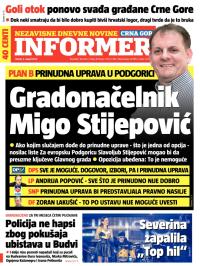 Informer CG - broj 686, 5. avg 2014.