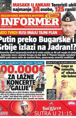 Informer - broj 1176, 14. mar 2016.