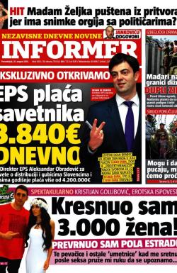 Informer - broj 1013, 31. avg 2015.