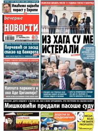 Večernje novosti - broj 1348, 13. nov 2014.