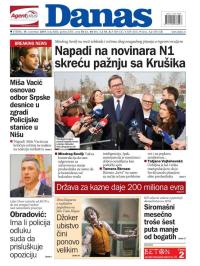 Danas - broj 8086, 19. nov 2019.