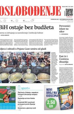 Oslobođenje - broj 28002, 1. sep 2025.