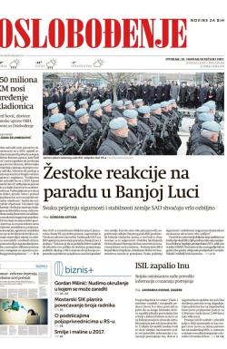 Oslobođenje - broj 25189, 10. jan 2017.