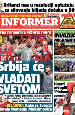 Informer - broj 953, 22. jun 2015.