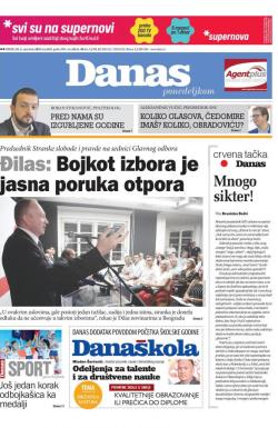 Danas - broj 8008, 2. sep 2019.