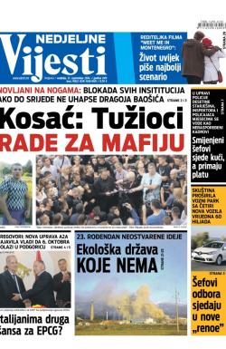 Vijesti - broj 5922, 21. sep 2014.