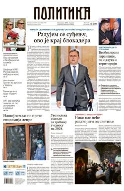 Politika - broj 40242, 16. dec 2025.