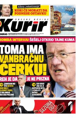 Kurir - broj 585, 21. sep 2015.