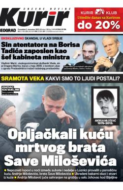 Kurir - broj 3660, 2. dec 2013.