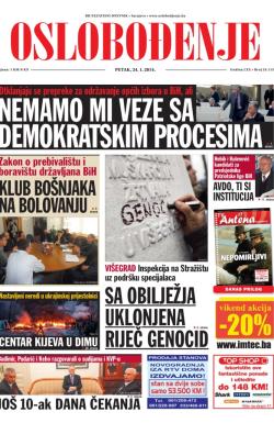 Oslobođenje - broj 24.115, 24. jan 2014.