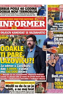 Informer - broj 3577, 18. jan 2024.