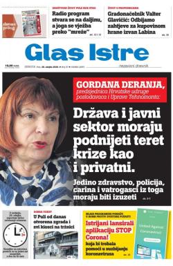 Glas Istre - broj 87, 28. mar 2020.