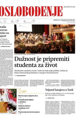 Oslobođenje - broj 25463, 15. okt 2017.