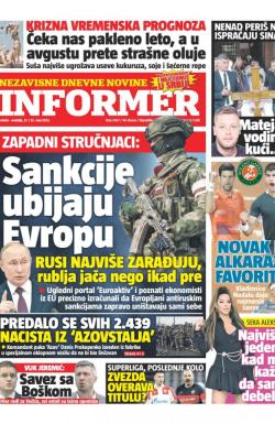 Informer - broj 3067, 21. maj 2022.