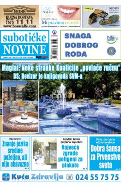 Nove Subotičke novine - broj 24, 13. jun 2014.