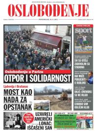 Oslobođenje - broj 24.776, 16. nov 2015.
