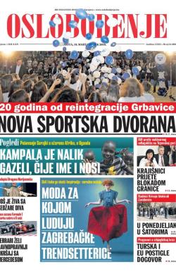 Oslobođenje - broj 24.900, 19. mar 2016.