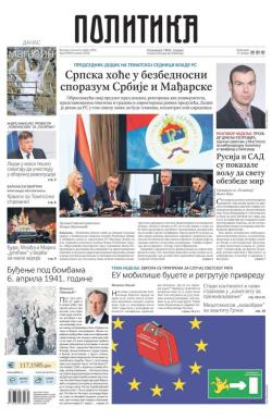 Politika - broj 39993, 6. apr 2025.