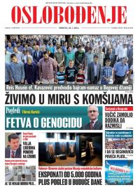 Oslobođenje - broj 24.655, 18. jul 2015.