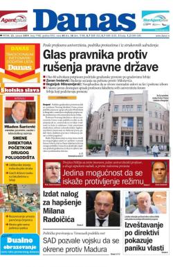 Danas - broj 7788, 25. jan 2019.