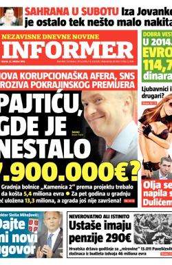 Informer - broj 448, 22. okt 2013.