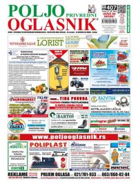 Poljoprivredni Oglasnik - broj 407, 25. sep 2019.