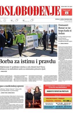 Oslobođenje - broj 26356, 17. apr 2020.
