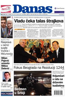 Danas - broj 5412, 24. jul 2012.