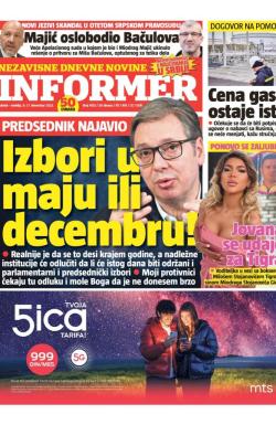 Informer - broj 4153, 6. dec 2025.