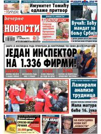 Večernje novosti - broj 1081, 15. feb 2014.