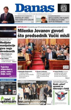 Danas - broj 9172, 8. dec 2022.