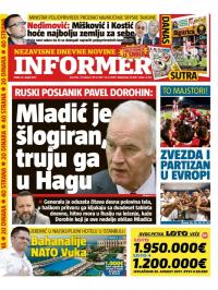Informer - broj 1623, 25. avg 2017.